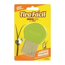 Pente fino de aço c/1 unds